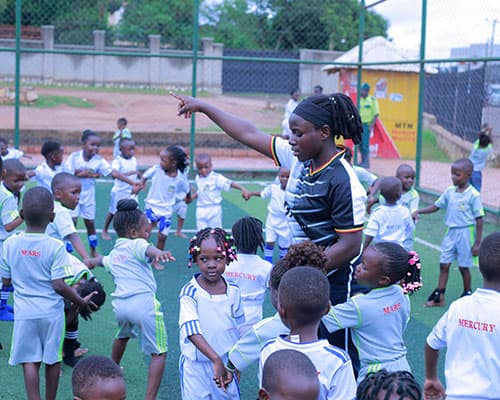 Students enjoying sports activities