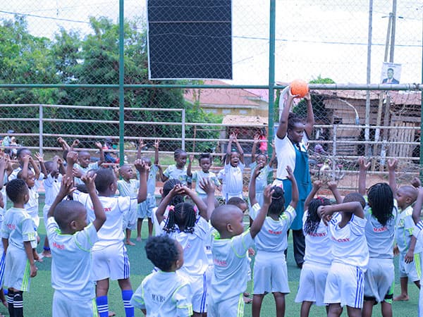 Children at sports day